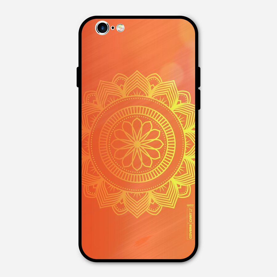 Diwali Rangoli Metal Back Case for iPhone 6 6s