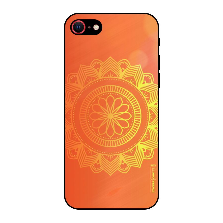 Diwali Rangoli Metal Back Case for iPhone 7