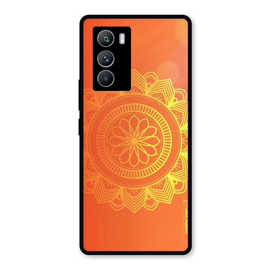 Diwali Rangoli Metal Back Case for iQOO 9 SE