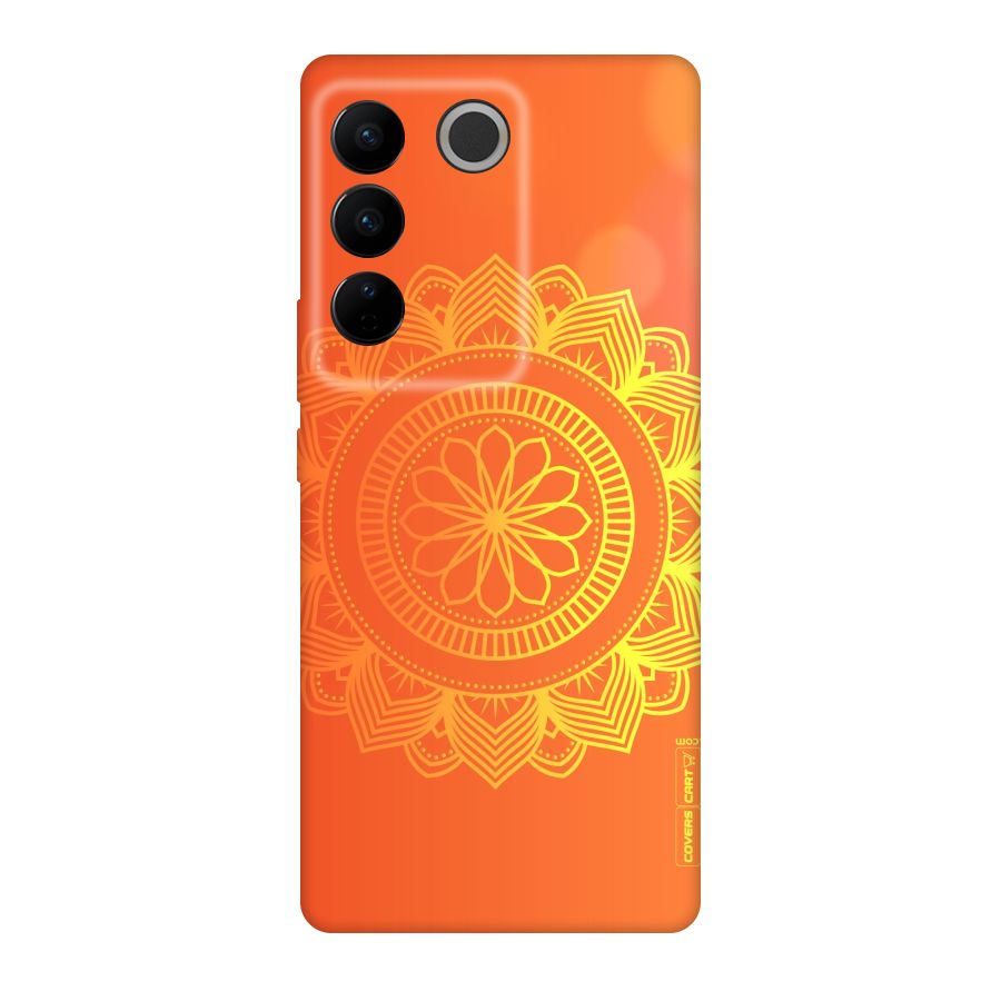 Diwali Rangoli Original Polycarbonate Back Case for Vivo V27