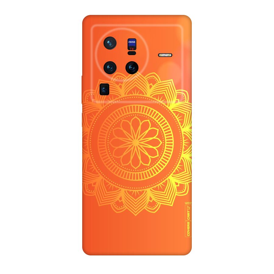 Diwali Rangoli Original Polycarbonate Back Case for Vivo X80