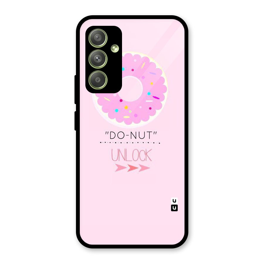 Do-Nut Unlock Glass Back Case for Galaxy A54