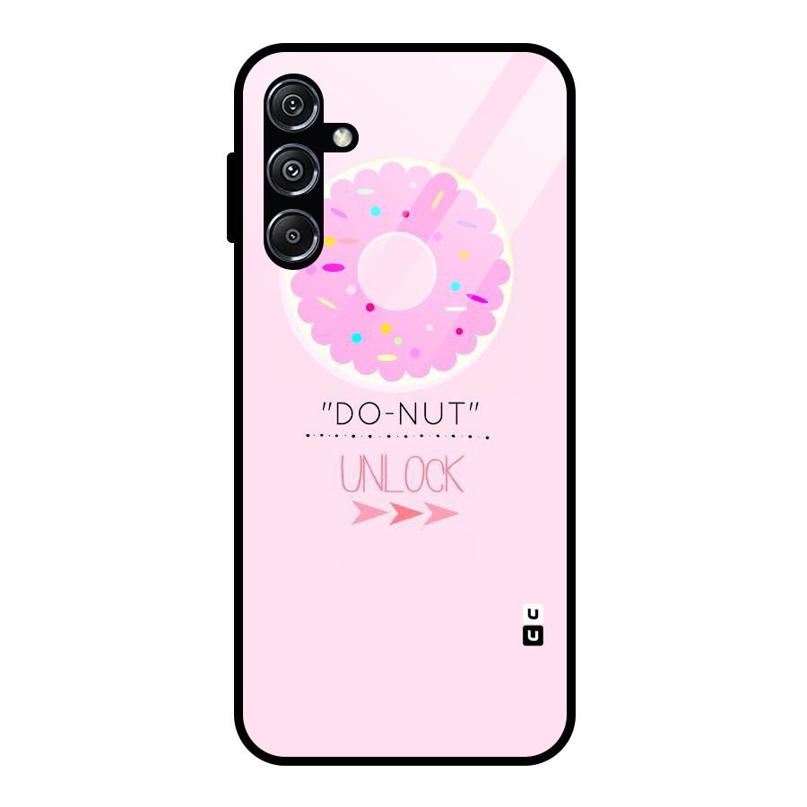 Do-Nut Unlock Glass Back Case for Galaxy M34 5G