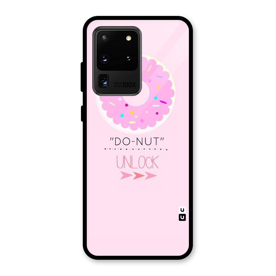 Do-Nut Unlock Glass Back Case for Galaxy S20 Ultra
