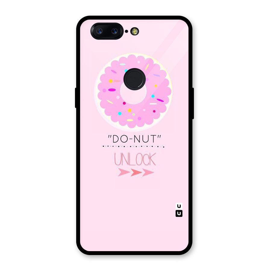 Do-Nut Unlock Glass Back Case for OnePlus 5T