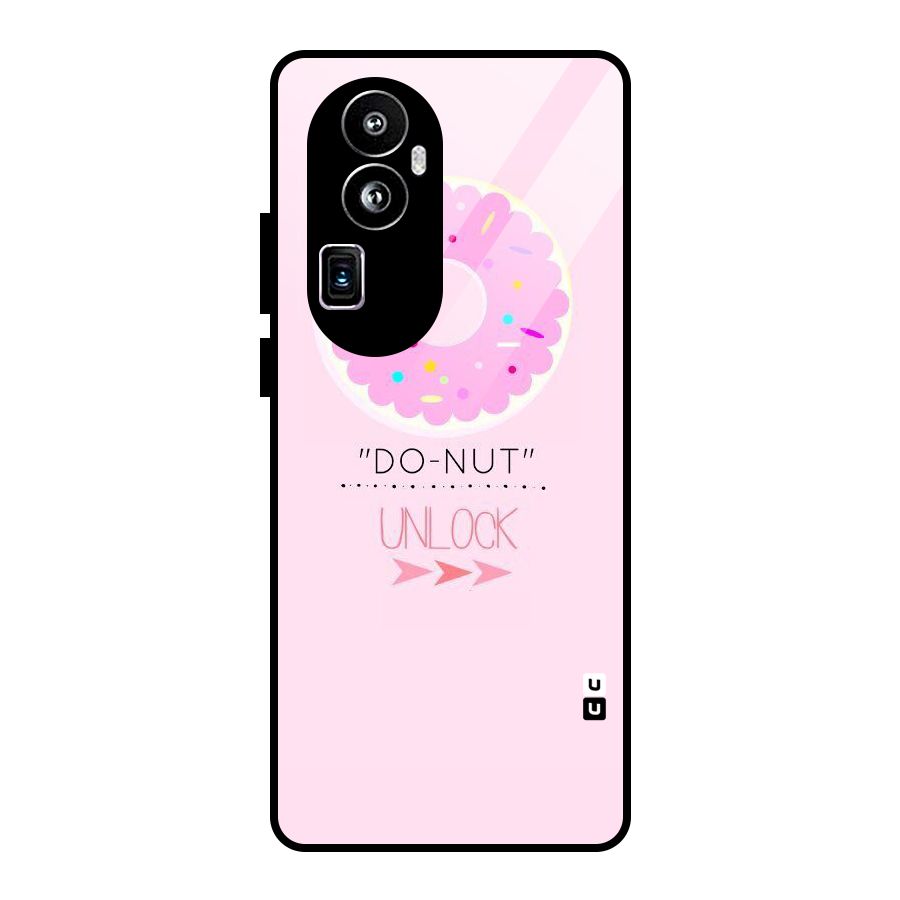 Do-Nut Unlock Glass Back Case for Oppo Reno10 Pro Plus