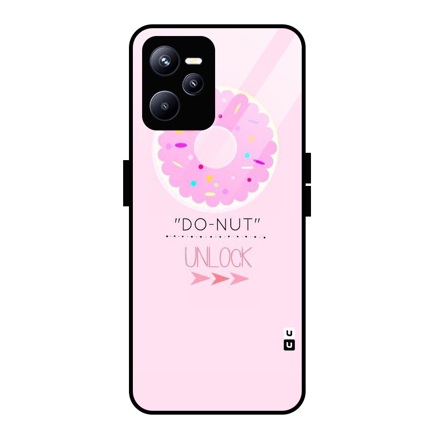 Do-Nut Unlock Glass Back Case for Realme C35