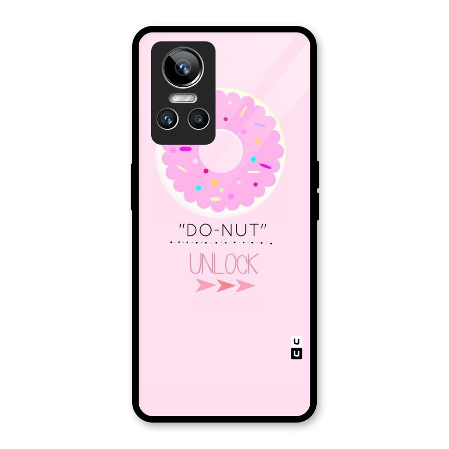 Do-Nut Unlock Glass Back Case for Realme GT Neo 3