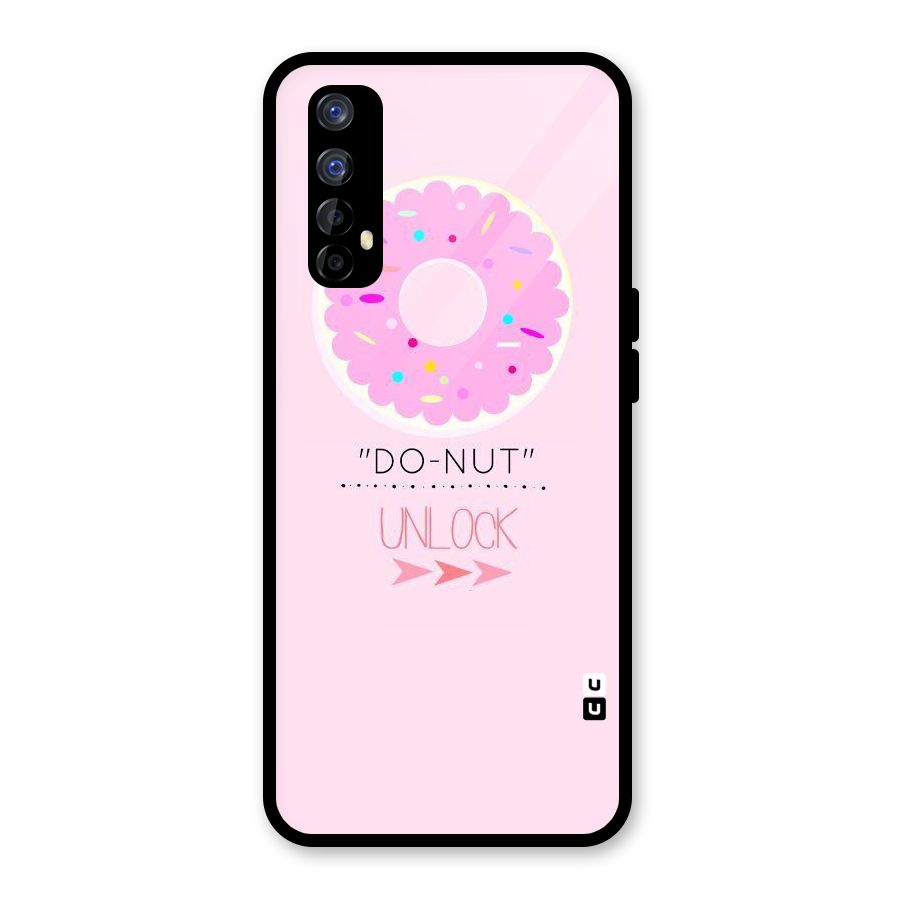 Do-Nut Unlock Glass Back Case for Realme Narzo 20 Pro