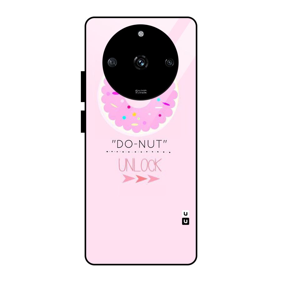 Do-Nut Unlock Glass Back Case for Realme Narzo 60 5G