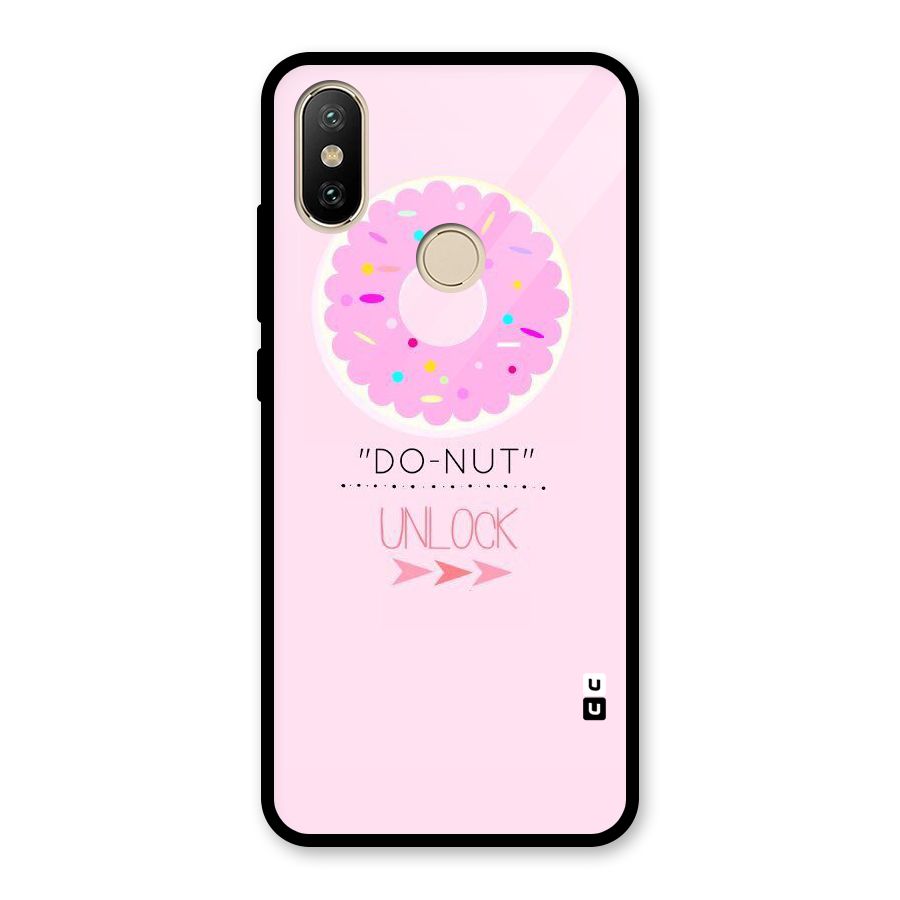 Do-Nut Unlock Glass Back Case for Redmi A2