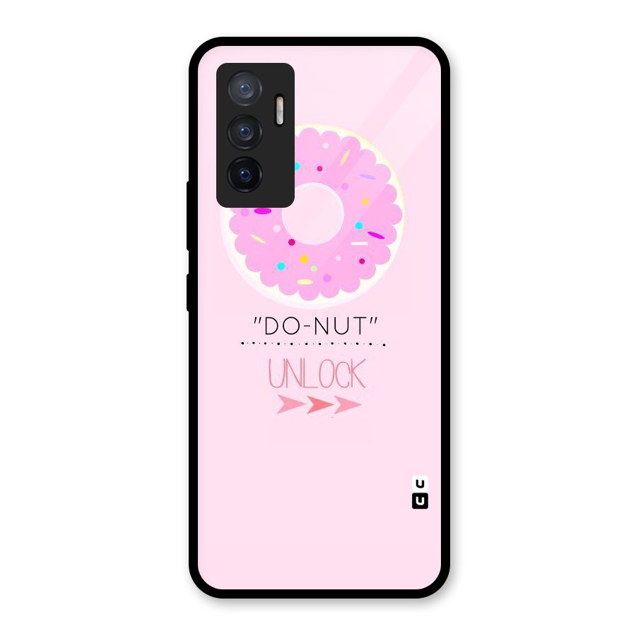 Do-Nut Unlock Glass Back Case for Vivo V23e