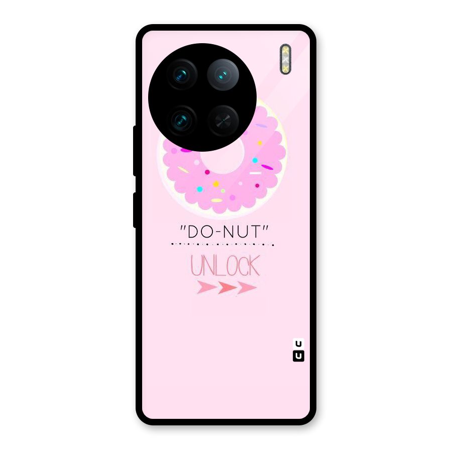 Do-Nut Unlock Glass Back Case for Vivo X90 Pro
