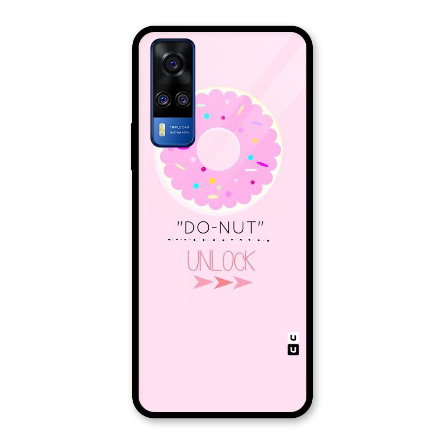 Do-Nut Unlock Glass Back Case for Vivo Y31