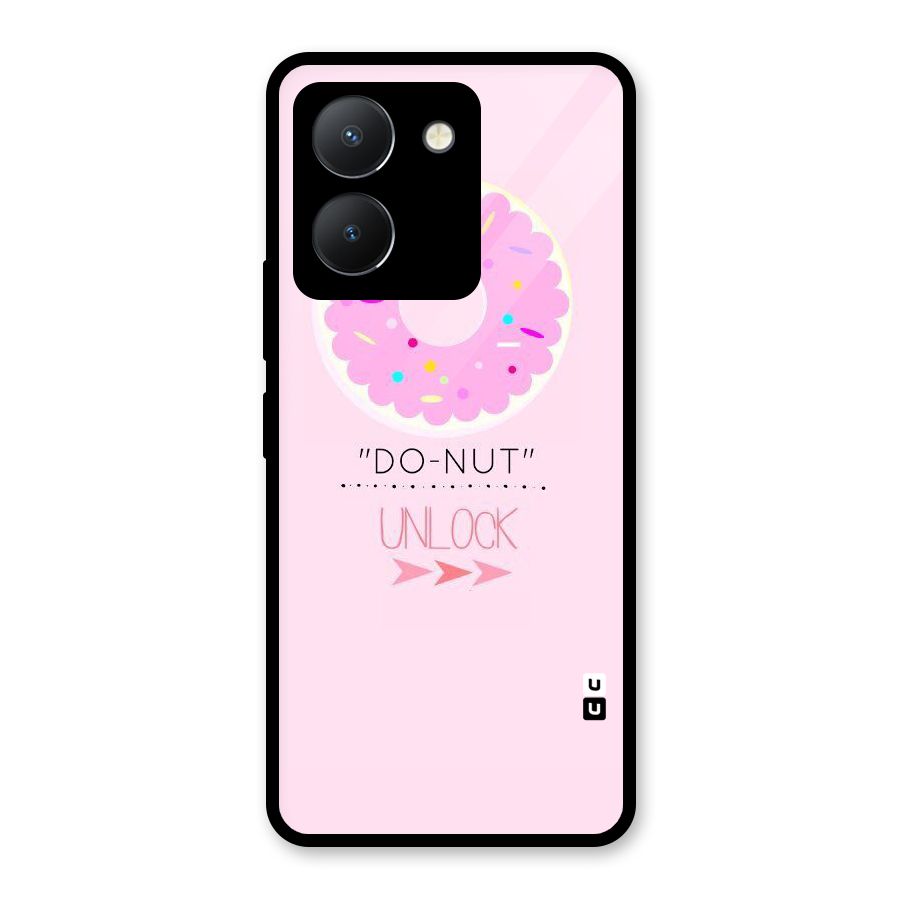 Do-Nut Unlock Glass Back Case for Vivo Y36
