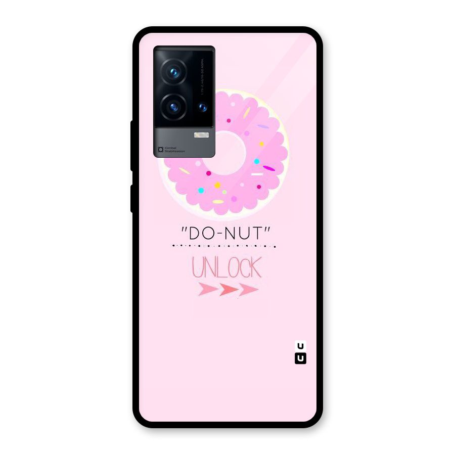 Do-Nut Unlock Glass Back Case for iQOO 9 5G