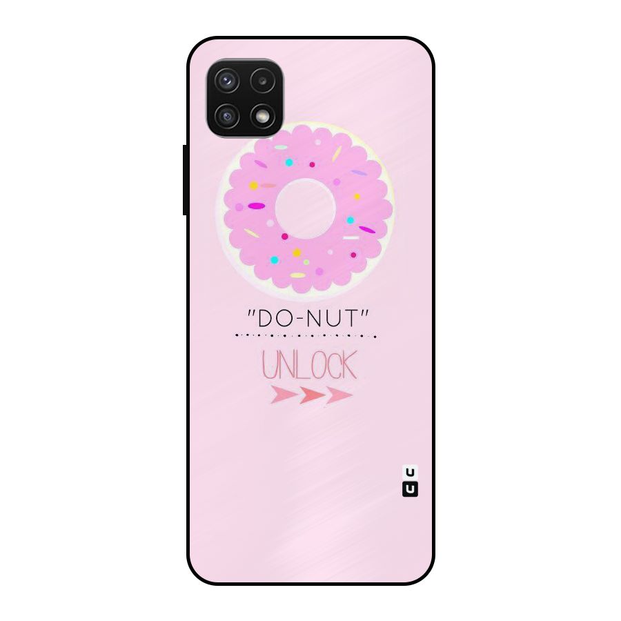 Do-Nut Unlock Metal Back Case for Galaxy A22 5G