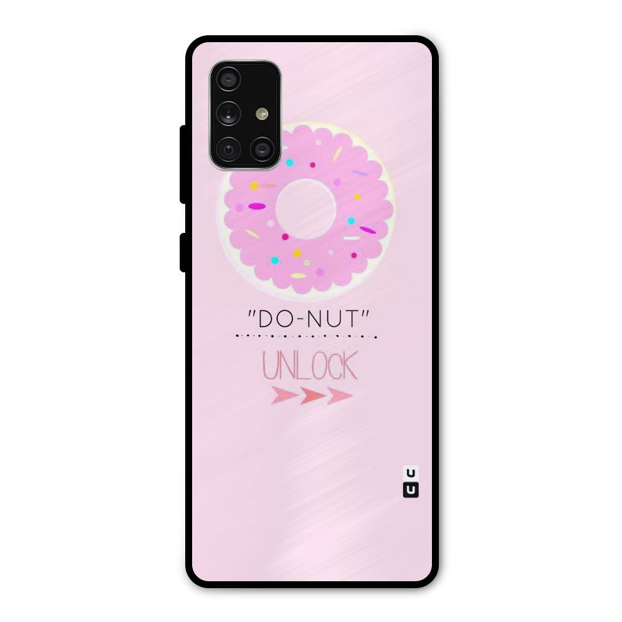 Do-Nut Unlock Metal Back Case for Galaxy A71
