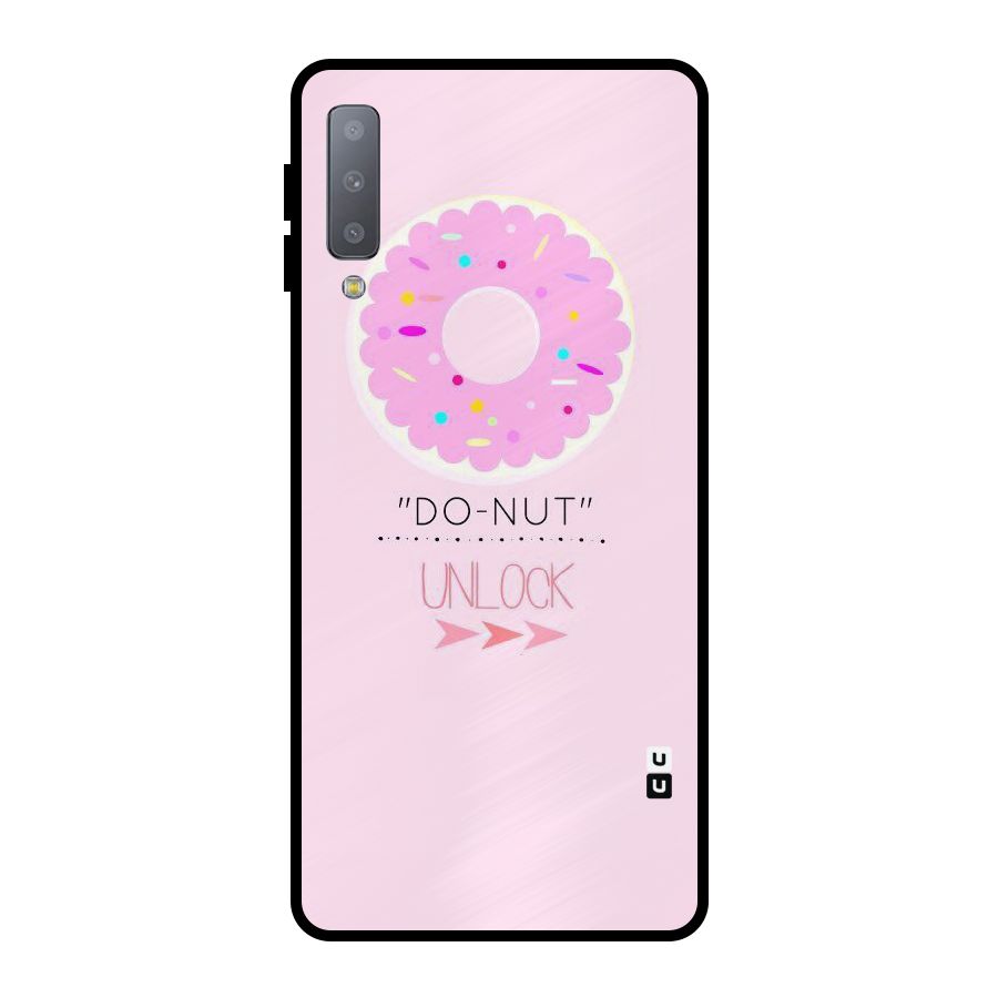 Do-Nut Unlock Metal Back Case for Galaxy A7 (2018)