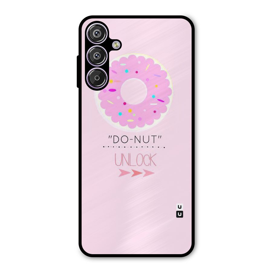 Do-Nut Unlock Metal Back Case for Galaxy M15