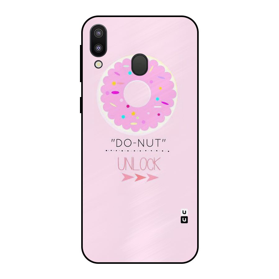 Do-Nut Unlock Metal Back Case for Galaxy M20