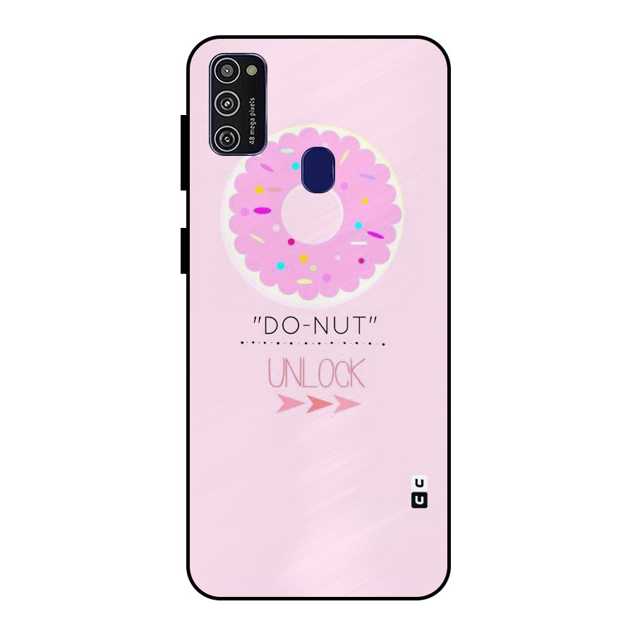 Do-Nut Unlock Metal Back Case for Galaxy M30s