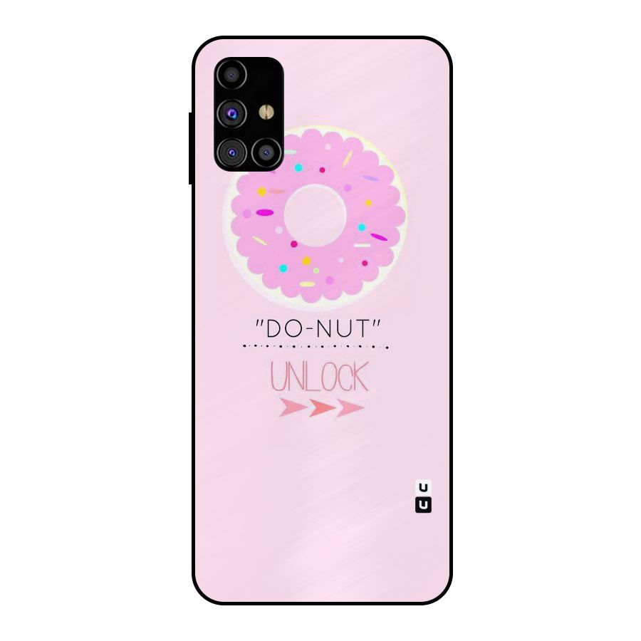 Do-Nut Unlock Metal Back Case for Galaxy M31s