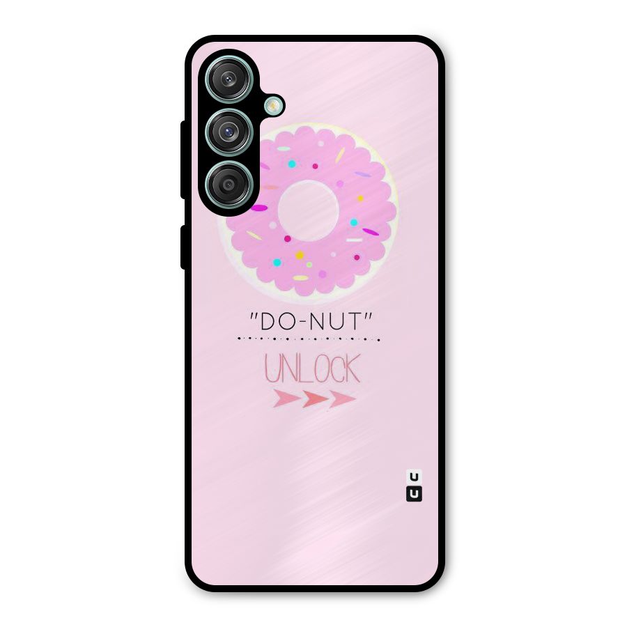 Do-Nut Unlock Metal Back Case for Galaxy M55 5G