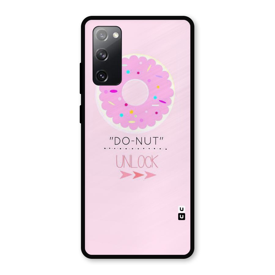 Do-Nut Unlock Metal Back Case for Galaxy S20 FE