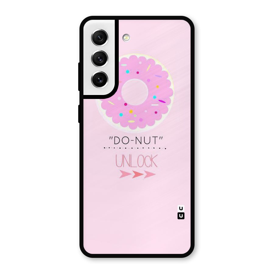 Do-Nut Unlock Metal Back Case for Galaxy S21 FE 5G