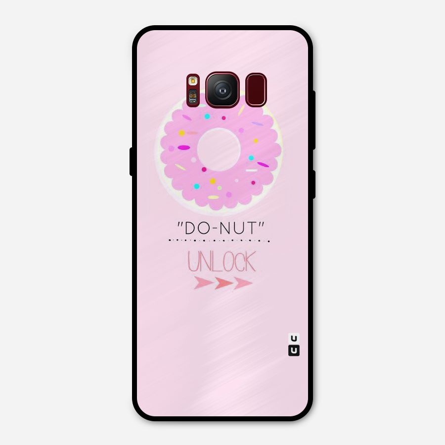 Do-Nut Unlock Metal Back Case for Galaxy S8
