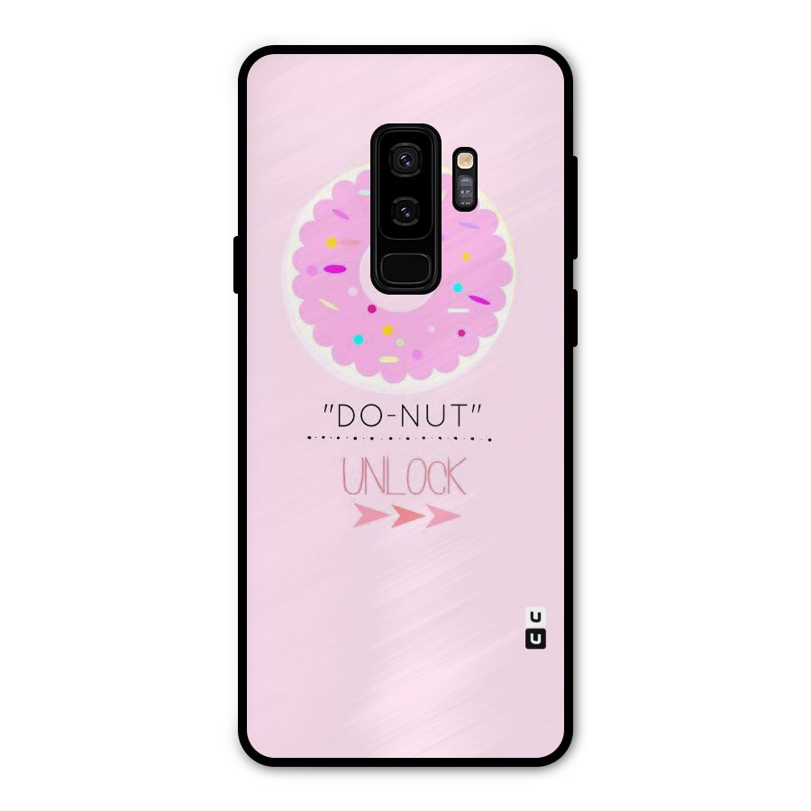 Do-Nut Unlock Metal Back Case for Galaxy S9 Plus