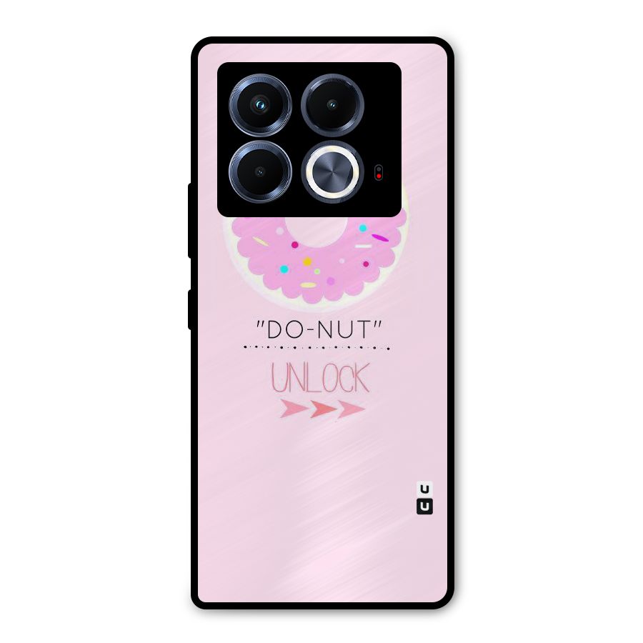 Do-Nut Unlock Metal Back Case for Infinix Note 40 5G