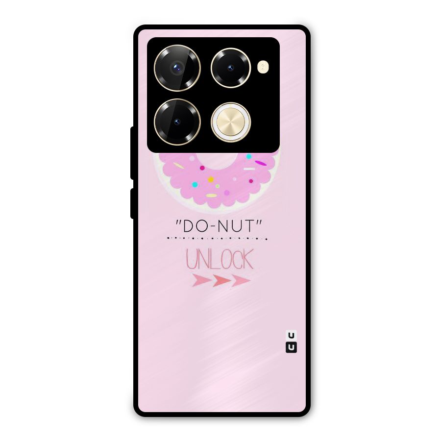 Do-Nut Unlock Metal Back Case for Infinix Note 40 Pro