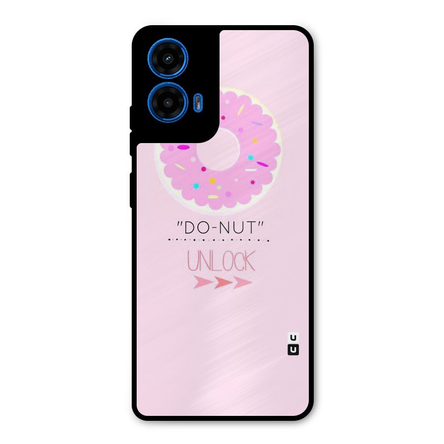 Do-Nut Unlock Metal Back Case for Moto G45