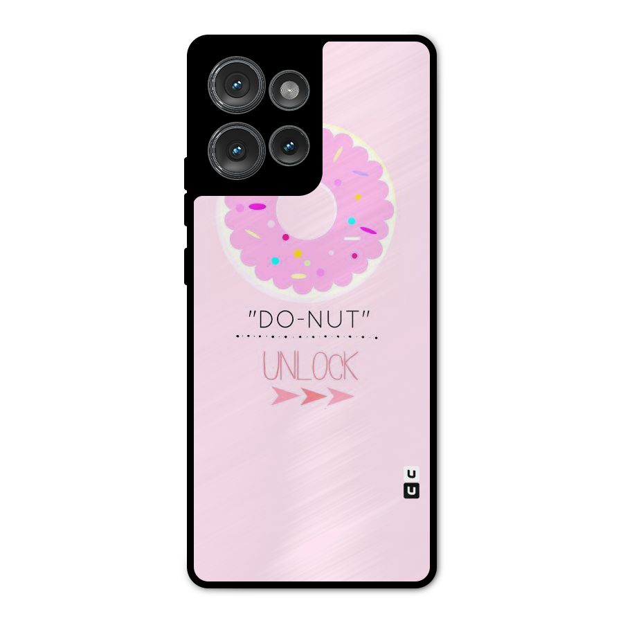 Do-Nut Unlock Metal Back Case for Motorola Edge 50