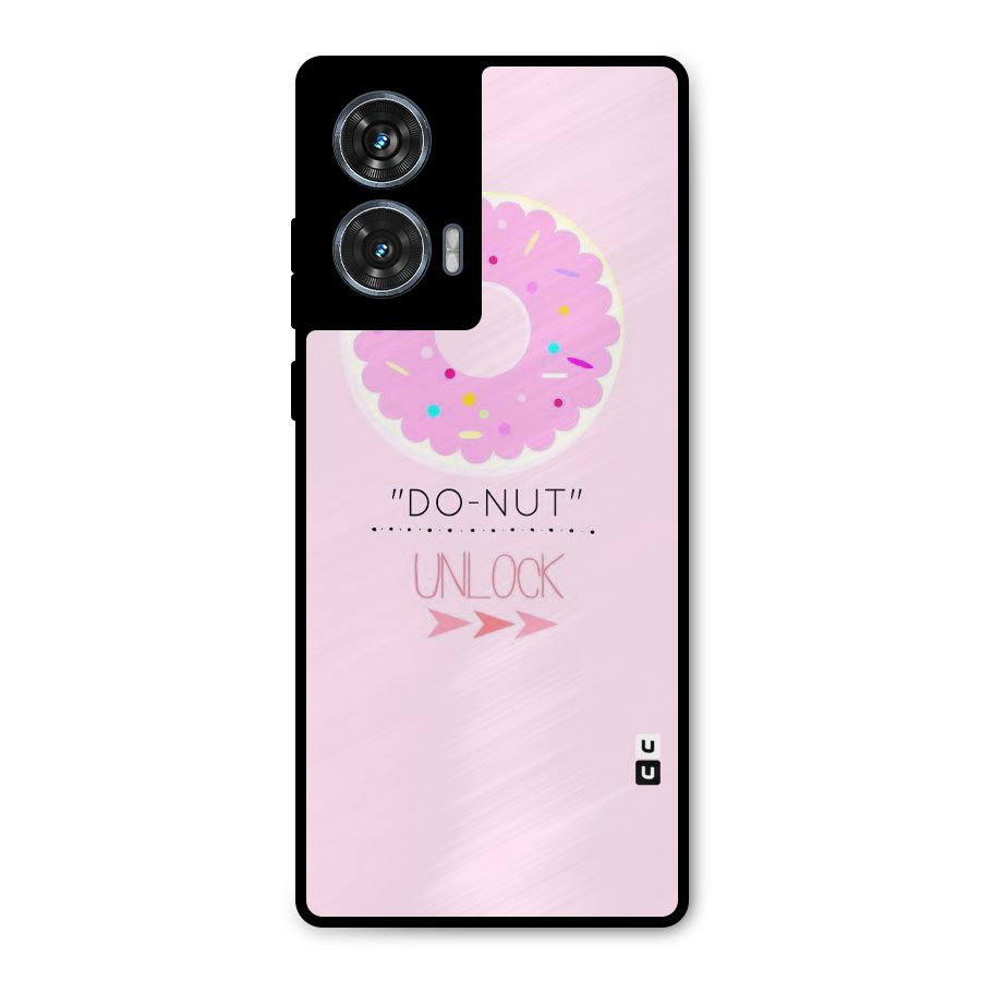 Do-Nut Unlock Metal Back Case for Motorola Edge 50 Fusion