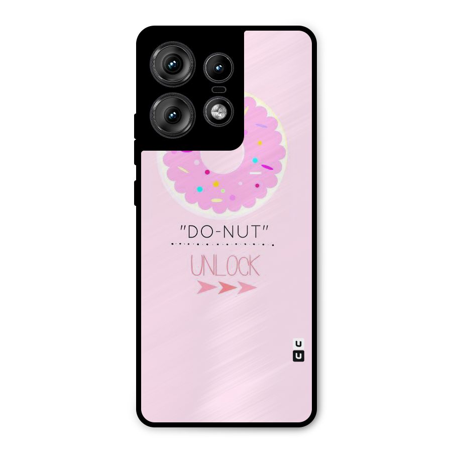 Do-Nut Unlock Metal Back Case for Motorola Edge 50 Pro