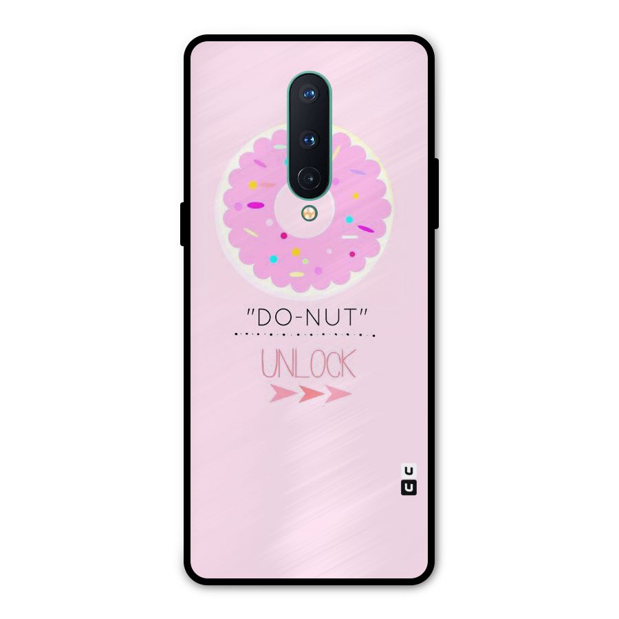 Do-Nut Unlock Metal Back Case for OnePlus 8