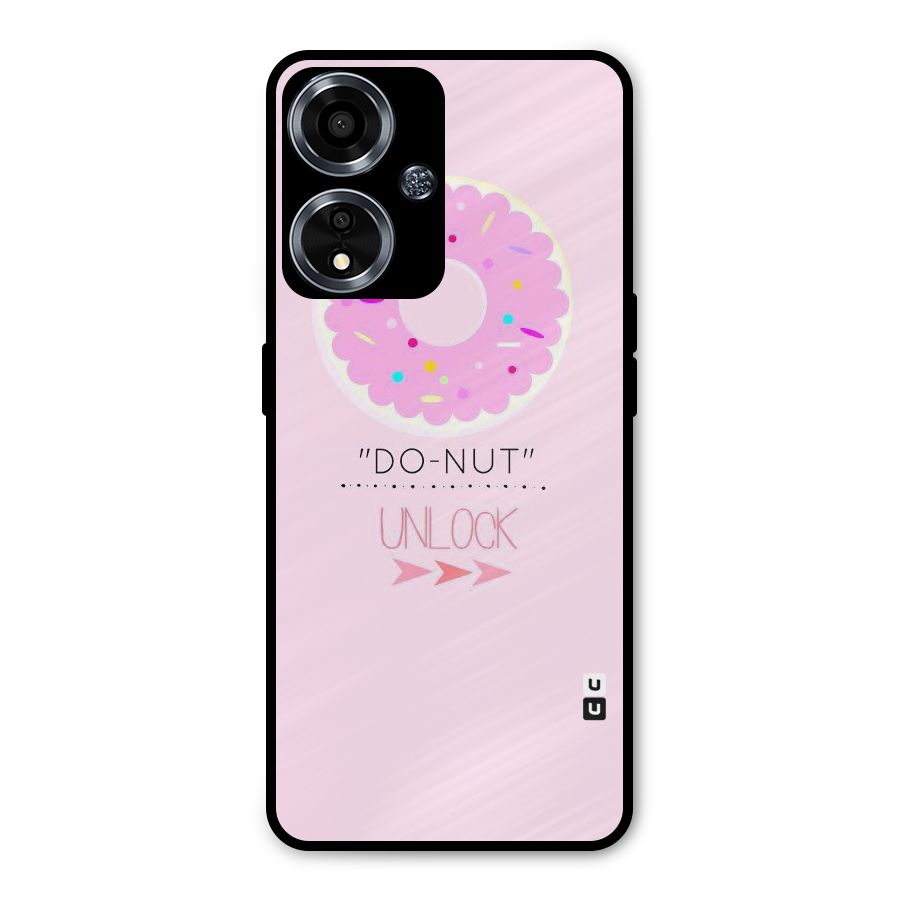 Do-Nut Unlock Metal Back Case for Oppo A59