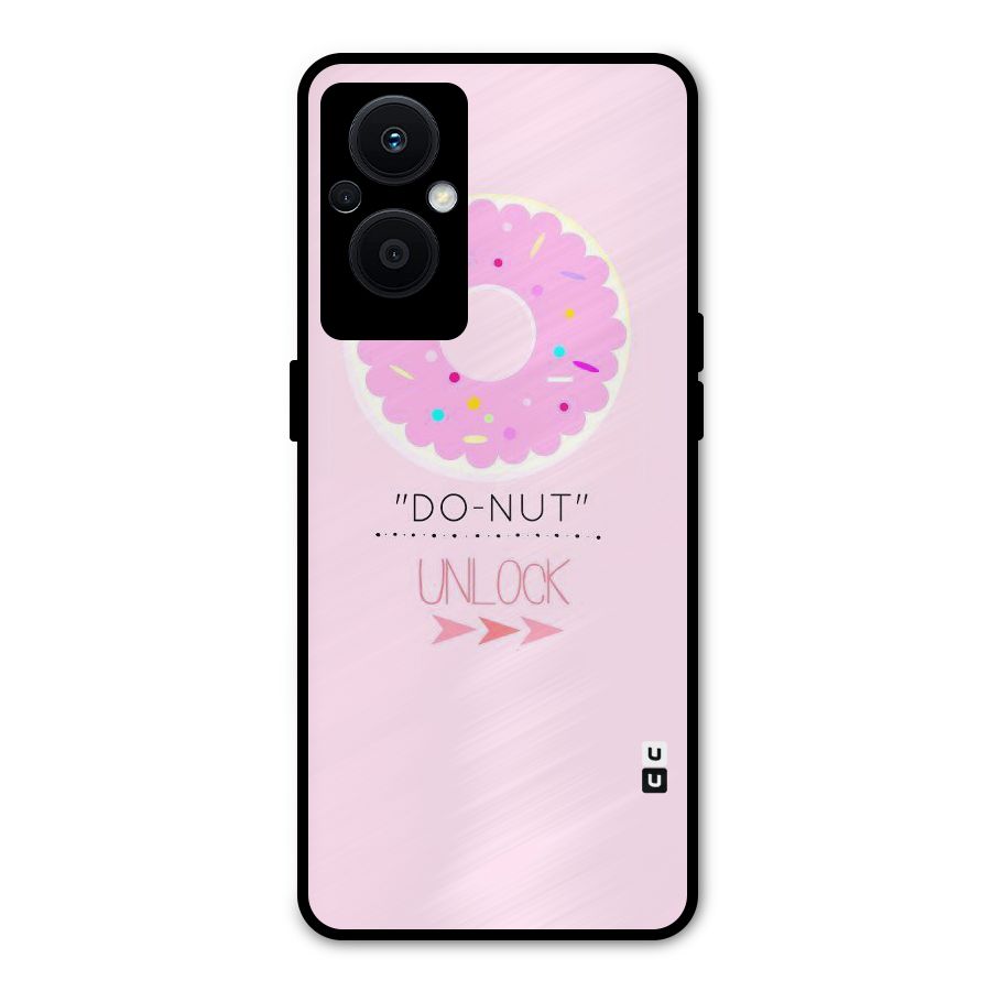 Do-Nut Unlock Metal Back Case for Oppo F21s Pro 5G