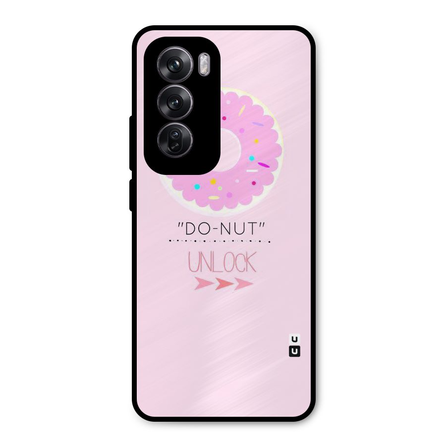 Do-Nut Unlock Metal Back Case for Oppo Reno12 Pro