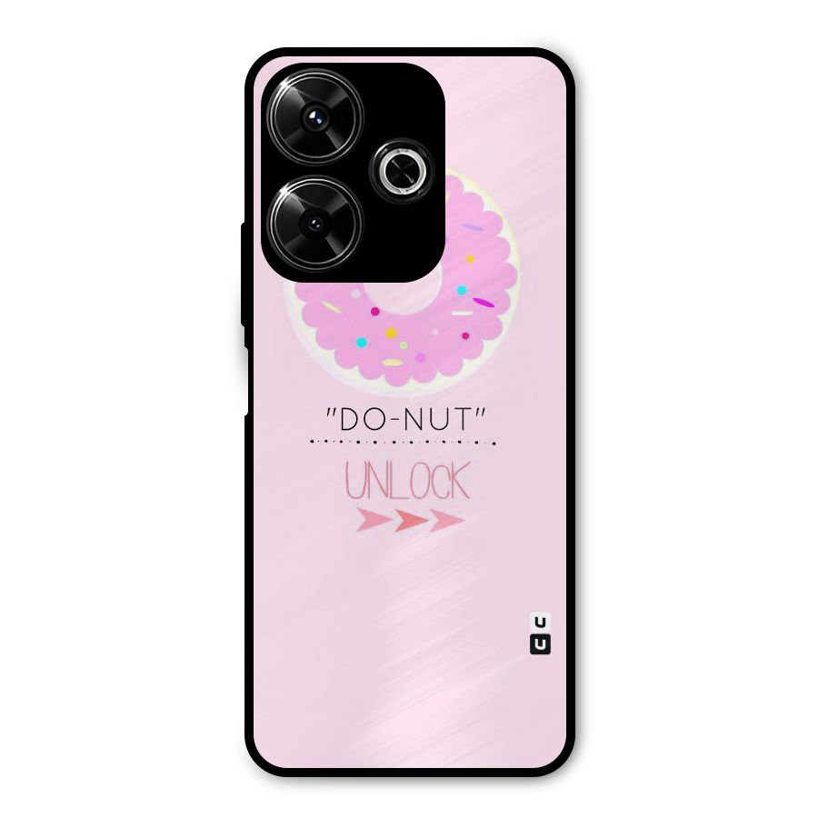 Do-Nut Unlock Metal Back Case for Poco M6 Plus