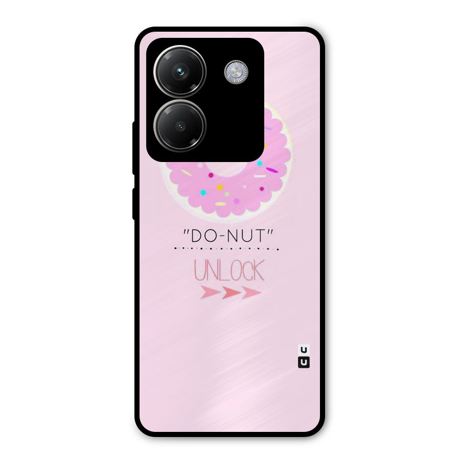 Do-Nut Unlock Metal Back Case for Poco M7 Pro 5G