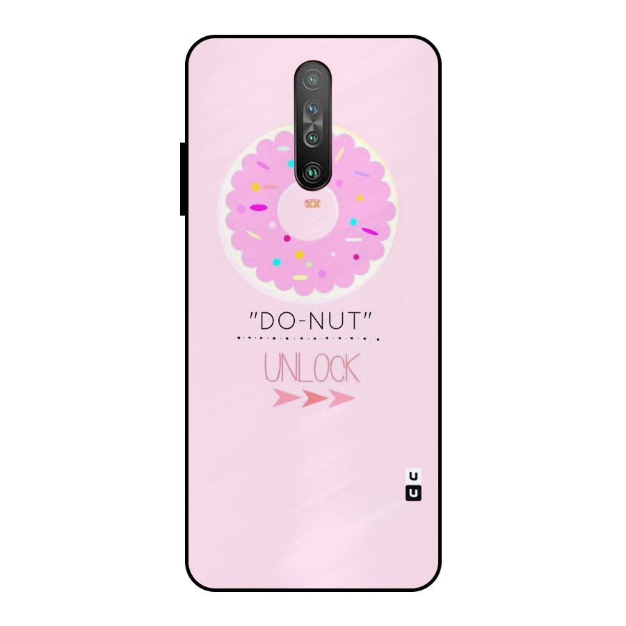 Do-Nut Unlock Metal Back Case for Poco X2