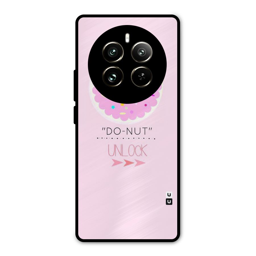 Do-Nut Unlock Metal Back Case for Realme 12 Pro
