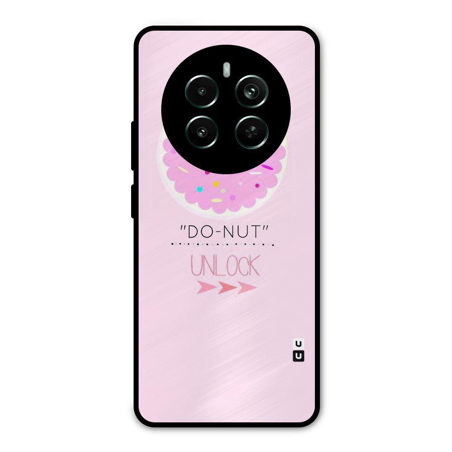 Do-Nut Unlock Metal Back Case for Realme 12 Pro Plus