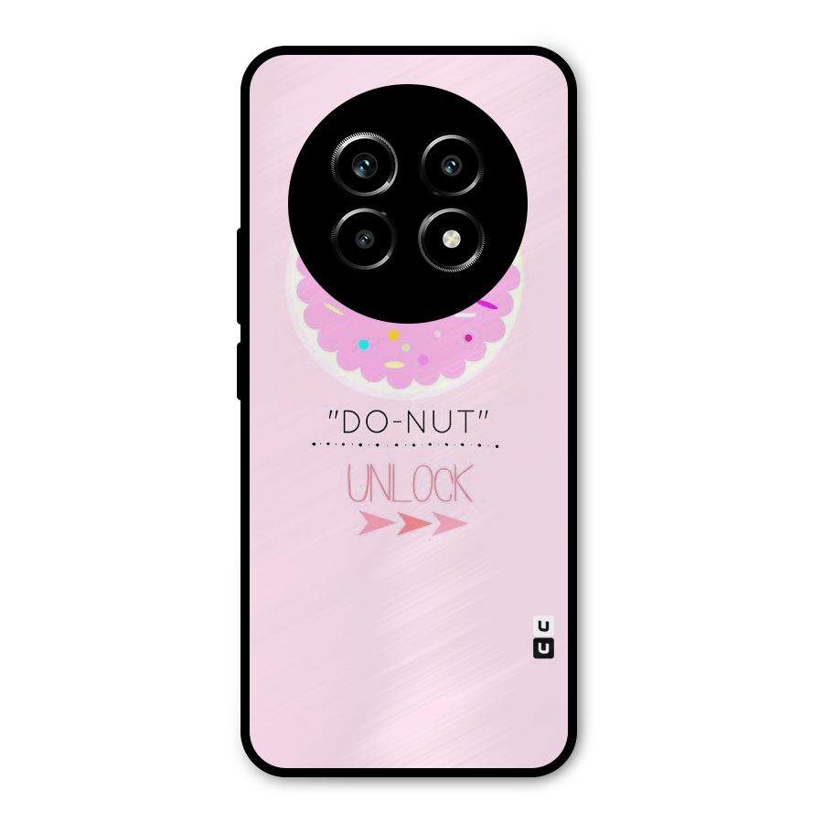 Do-Nut Unlock Metal Back Case for Realme 13 Pro
