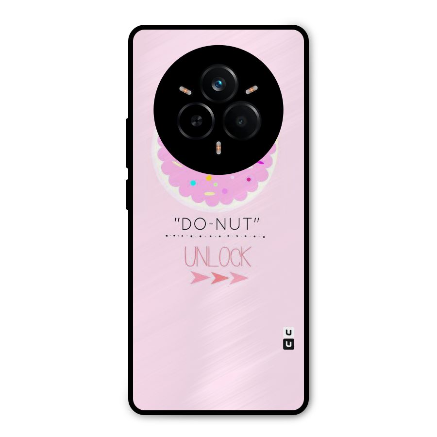 Do-Nut Unlock Metal Back Case for Realme 14 Pro
