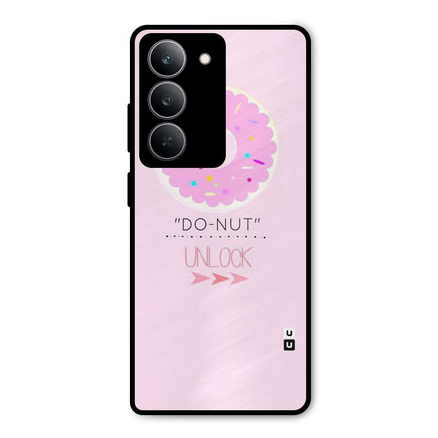 Do-Nut Unlock Metal Back Case for Realme 14x